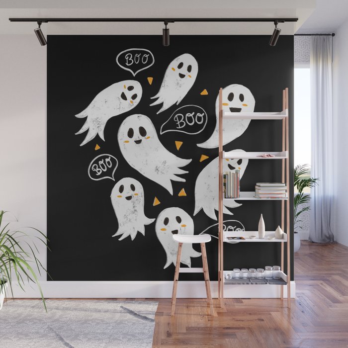 Friendly Ghosts Wall Mural Gallery Image 1