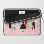 Think Pink Outfits Fashion Audrey Laptop Sleeve Gallery Image 2