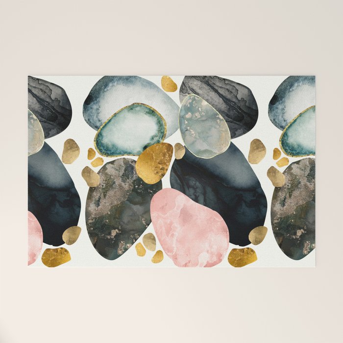 Pebble Abstract Welcome Mat Gallery Image 1