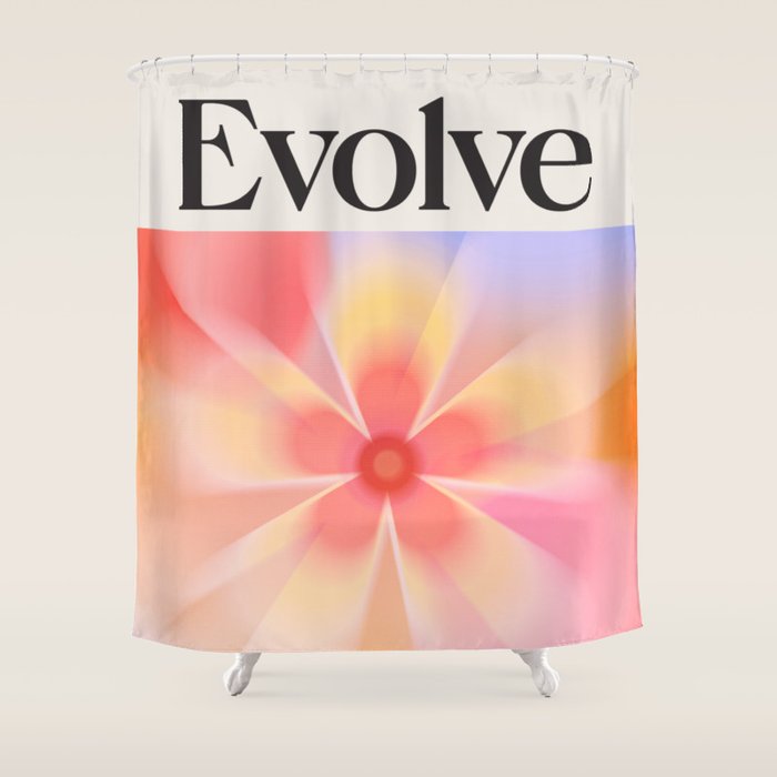 Evolve: Gradient Series 02 Shower Curtain Gallery Image 1