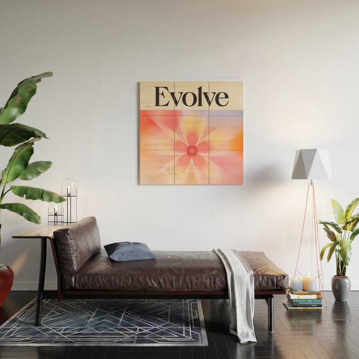 Evolve: Gradient Series 02 Wood Wall Art Gallery Image 2