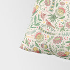 Swedish Floral - Cream Pillow Sham Gallery Image 4