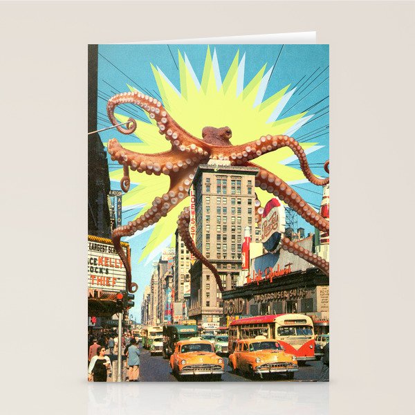 Attack of the Octopus Stationery Card Gallery Image 2