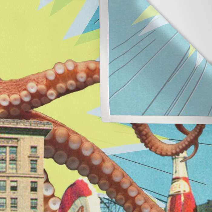 Attack of the Octopus Wall Tapestry Gallery Image 3