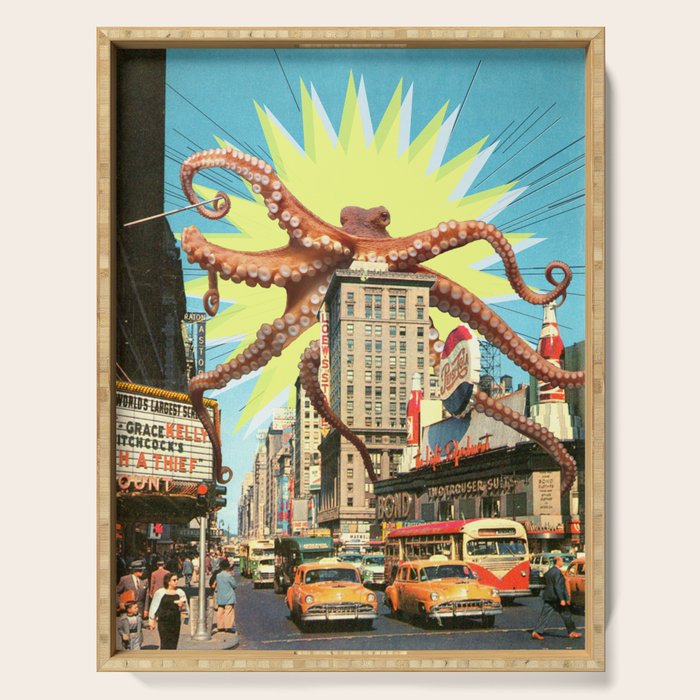 Attack of the Octopus Serving Tray Gallery Image 1