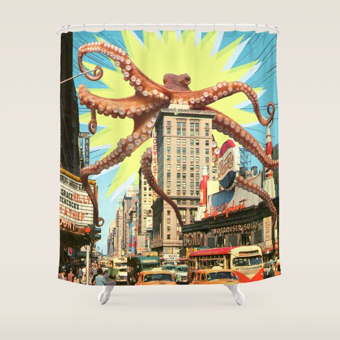 Attack of the Octopus Shower Curtain Gallery Image 1