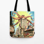 Attack of the Octopus Tote Bag Gallery Image 1