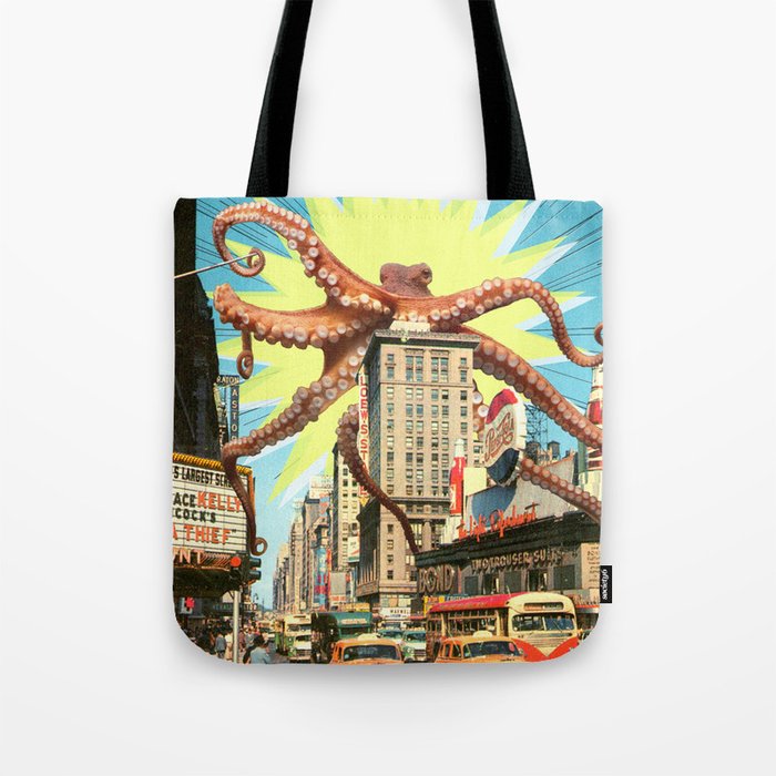 Attack of the Octopus Tote Bag Gallery Image 1