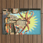 Attack of the Octopus Outdoor Rug Gallery Image 1