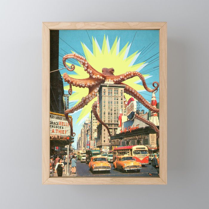 Attack of the Octopus Mini Art Print Gallery Image 1