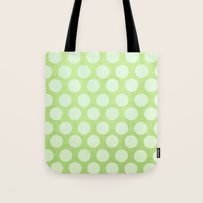 Linden Green Dots Tote Bag Gallery Image 1