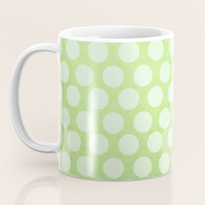 Linden Green Dots Coffee Mug Gallery Image 3