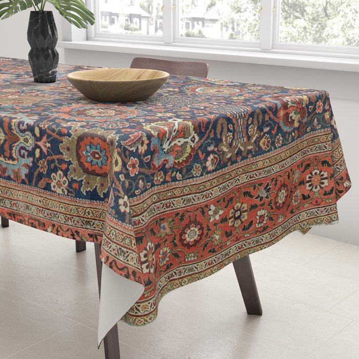 Sultanabad Antique Persian Tablecloth Gallery Image 3