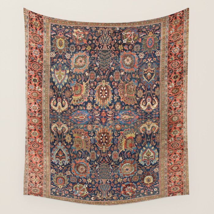Sultanabad Antique Persian Wall Tapestry Gallery Image 4