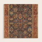 Sultanabad Antique Persian Wood Wall Art Gallery Image 1