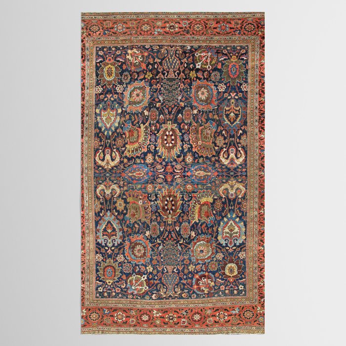 Sultanabad Antique Persian Tablecloth Gallery Image 2