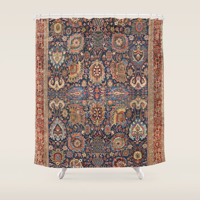 Sultanabad Antique Persian Shower Curtain Gallery Image 1