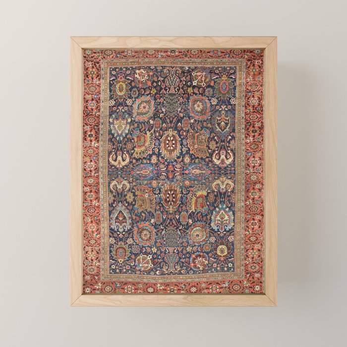 Sultanabad Antique Persian Mini Art Print Gallery Image 1