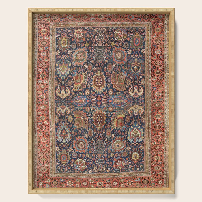 Sultanabad Antique Persian Serving Tray Gallery Image 1