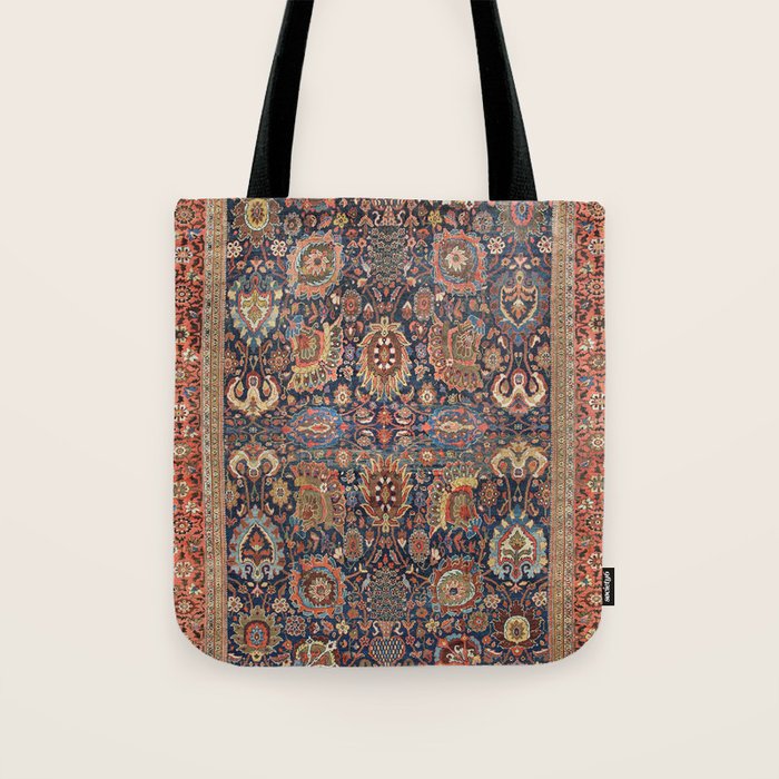 Sultanabad Antique Persian Tote Bag Gallery Image 1