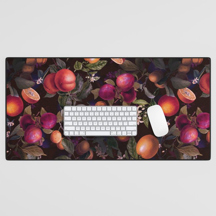 Vintage Fruit Pattern XXIV Desk Mat Gallery Image 1