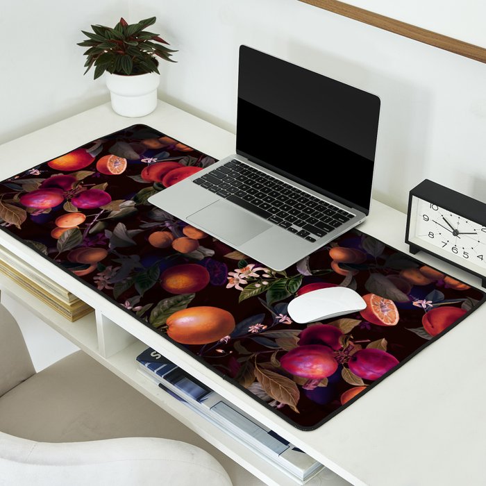 Vintage Fruit Pattern XXIV Desk Mat Gallery Image 2