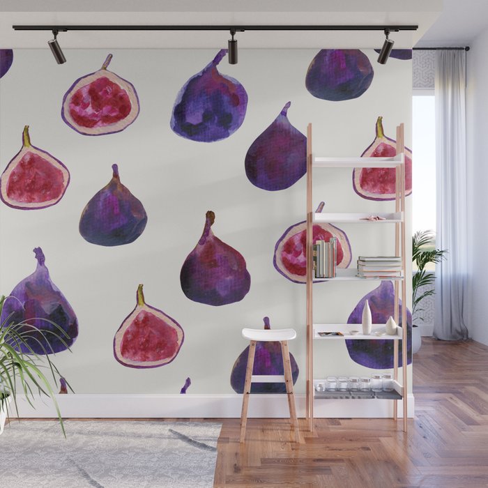 Figs Pattern Wall Mural Gallery Image 1