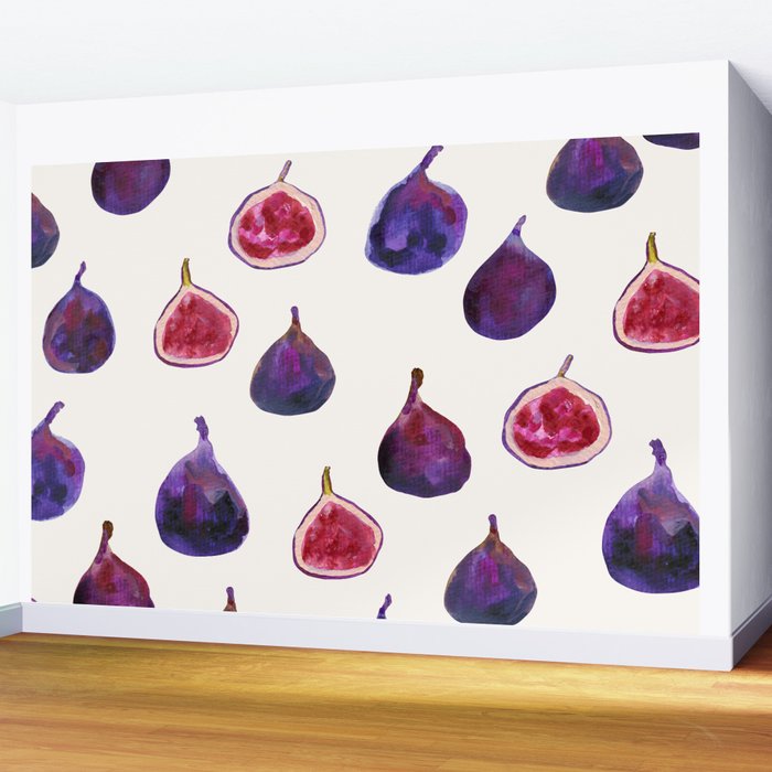 Figs Pattern Wall Mural Gallery Image 2
