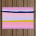 Ojai, california sunset Outdoor Rug Gallery Image 1