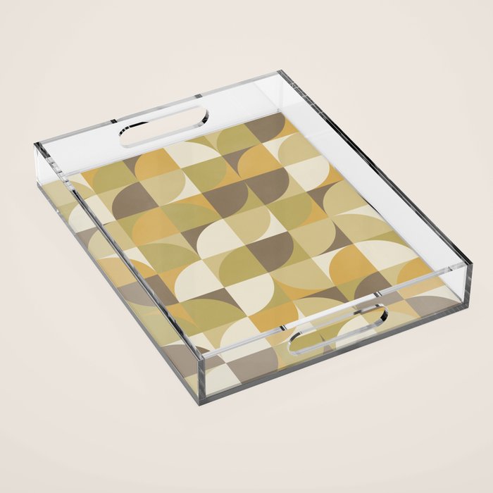 Retro Geometry I Acrylic Tray Gallery Image 1