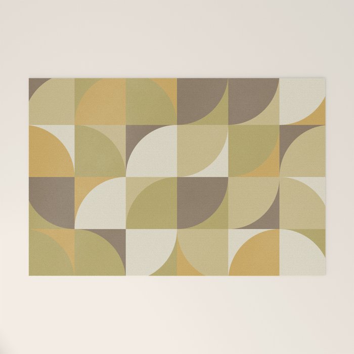 Retro Geometry I Welcome Mat Gallery Image 1