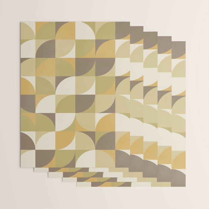 Retro Geometry I Wrapping Paper Gallery Image 3