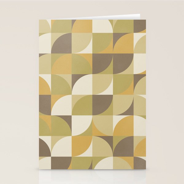 Retro Geometry I Stationery Card Gallery Image 1