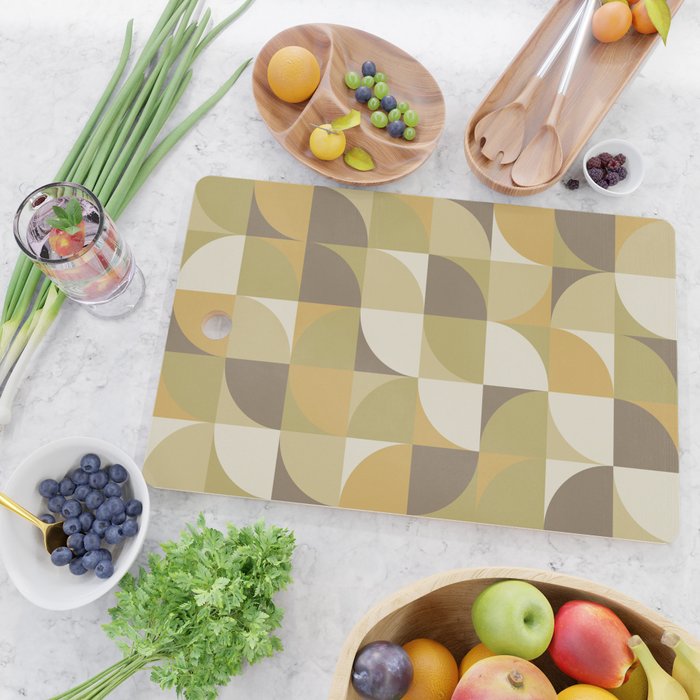 Retro Geometry I Cutting Board Gallery Image 2