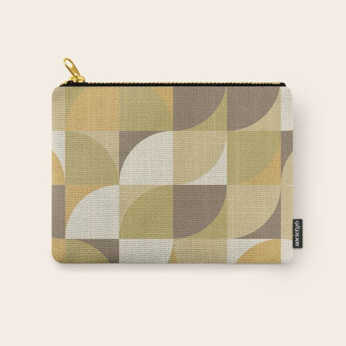 Retro Geometry I Carry All Pouch Gallery Image 1