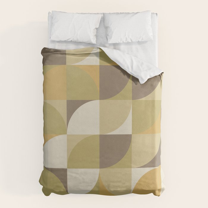 Retro Geometry I Duvet Cover Gallery Image 1