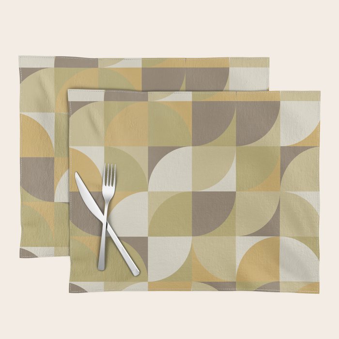 Retro Geometry I Placemat Gallery Image 1