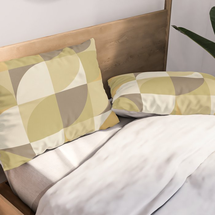 Retro Geometry I Pillow Sham Gallery Image 2