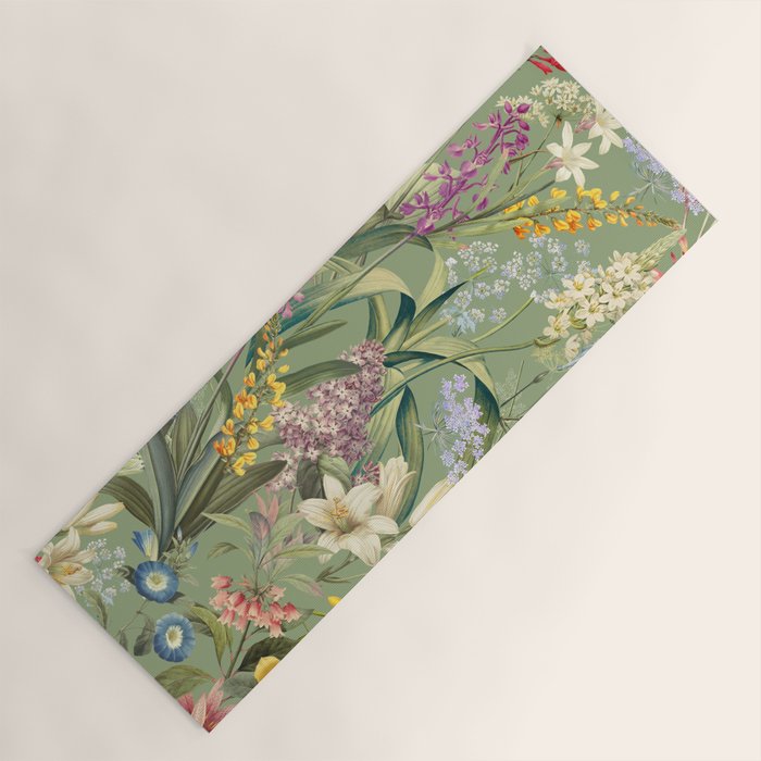 Isolated Blooms II Yoga Mat Gallery Image 1