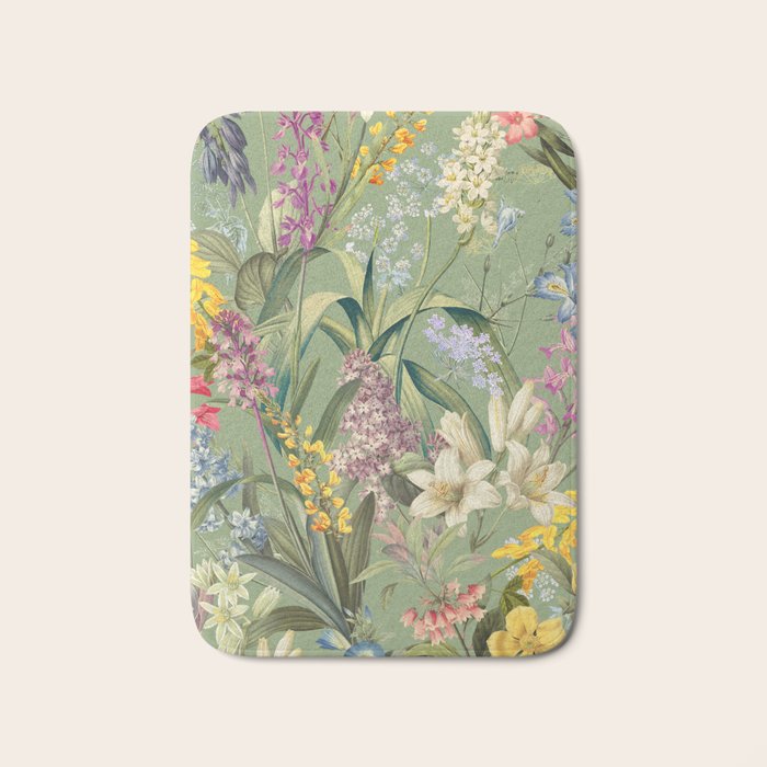 Isolated Blooms II Bath Mat Gallery Image 1