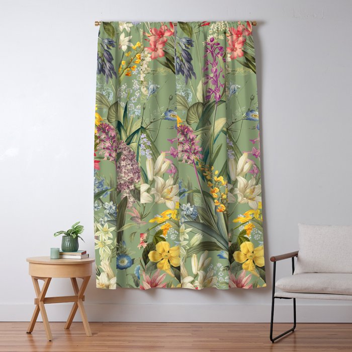 Isolated Blooms II Window Curtain Gallery Image 5