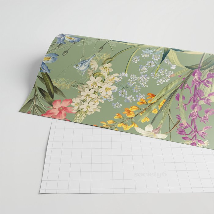Isolated Blooms II Wrapping Paper Gallery Image 2