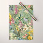 Isolated Blooms II Wrapping Paper Gallery Image 1