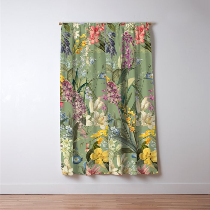 Isolated Blooms II Window Curtain Gallery Image 3