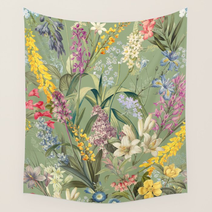 Isolated Blooms II Wall Tapestry Gallery Image 4