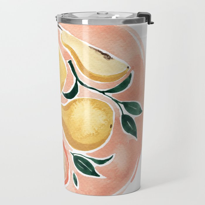 Fruit Plate Travel Mug Gallery Image 2