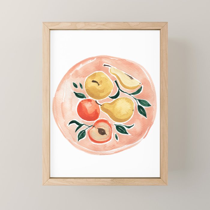 Fruit Plate Mini Art Print Gallery Image 1
