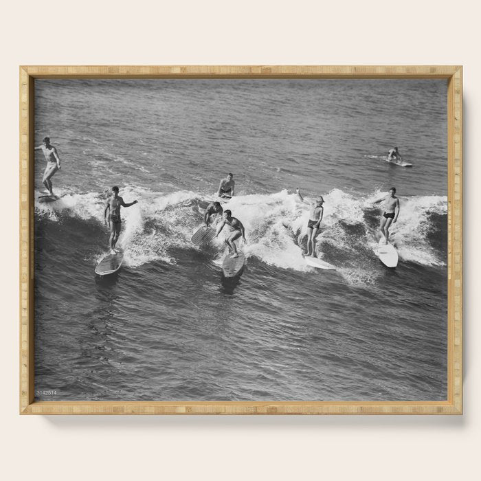 Guys On A Wave Serving Tray Gallery Image 1