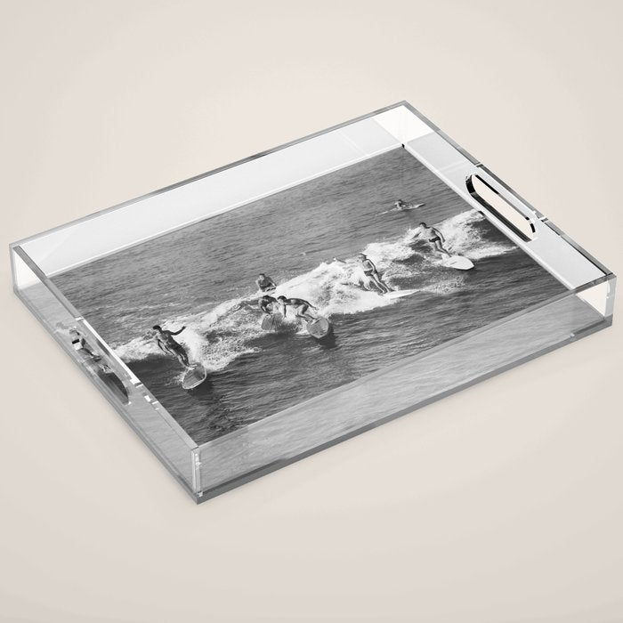 Guys On A Wave Acrylic Tray Gallery Image 1