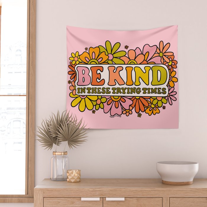 Be Kind Wall Tapestry Gallery Image 2